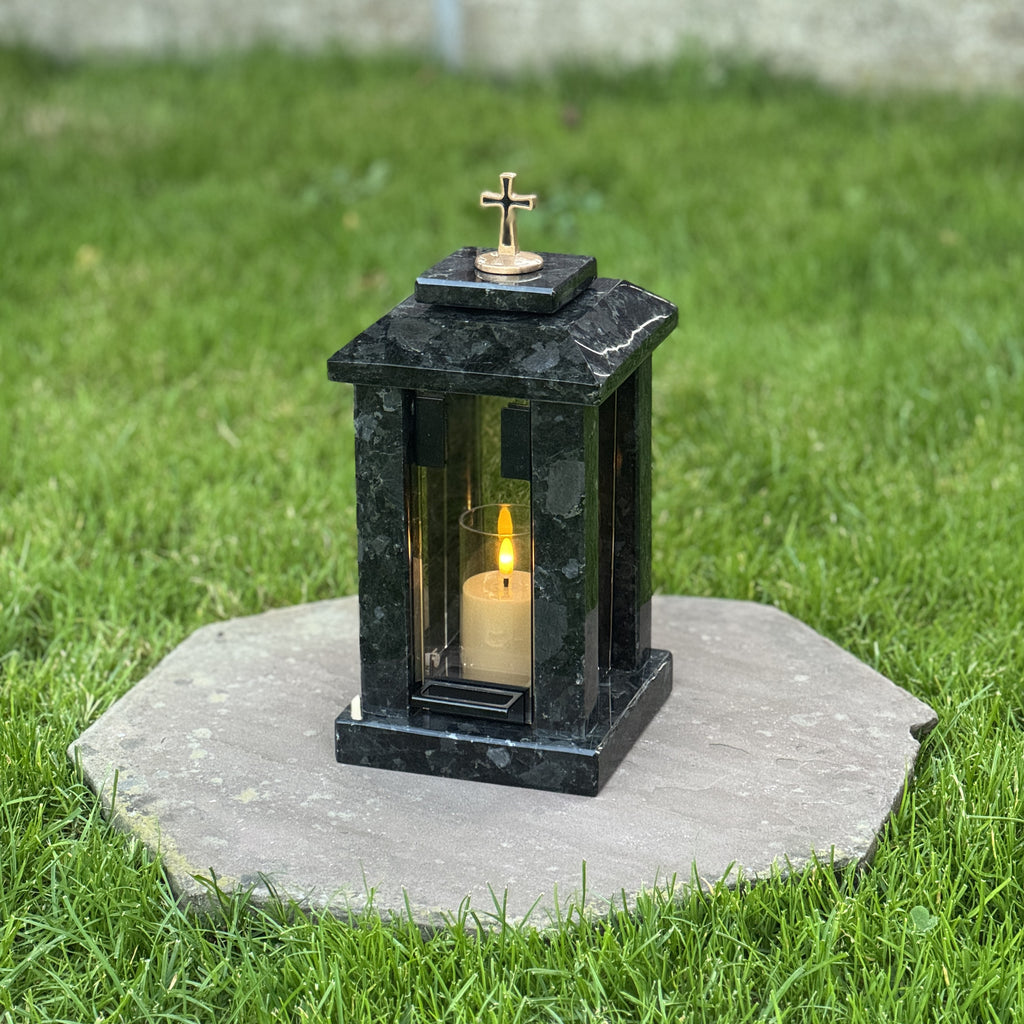 Personalized Granite Grave Lantern