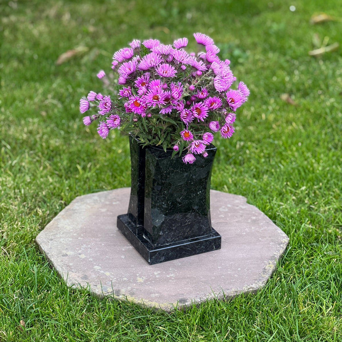 Personalized Headstone Granite Vase for Flowers