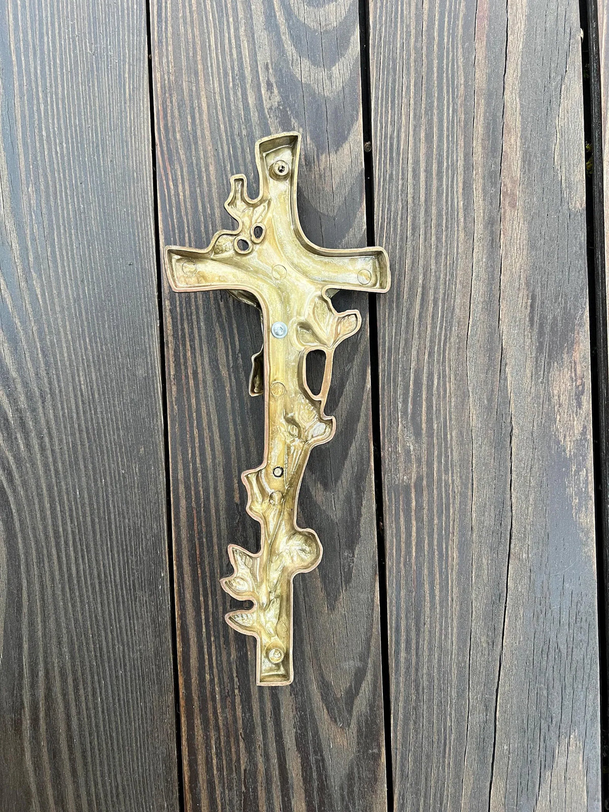 Solid Brass Crucifix for Wall Catholic Gift