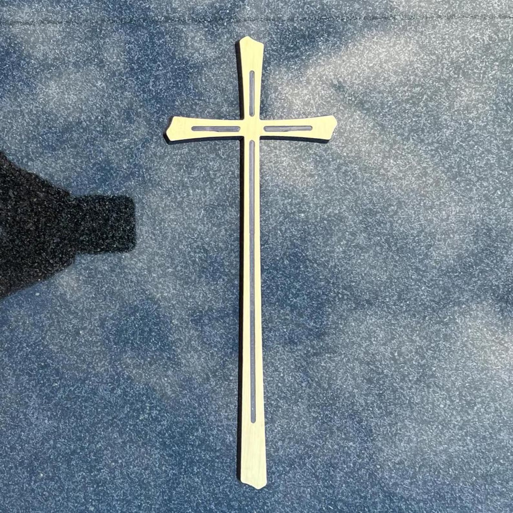 Jesus on the Cross Solid Brass Wall Crucifix