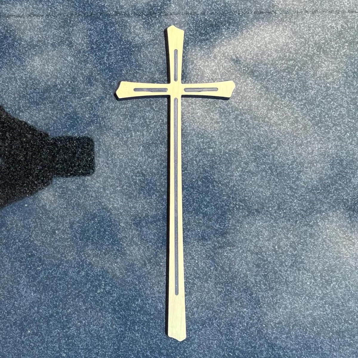 Jesus on the Cross Solid Brass Wall Crucifix