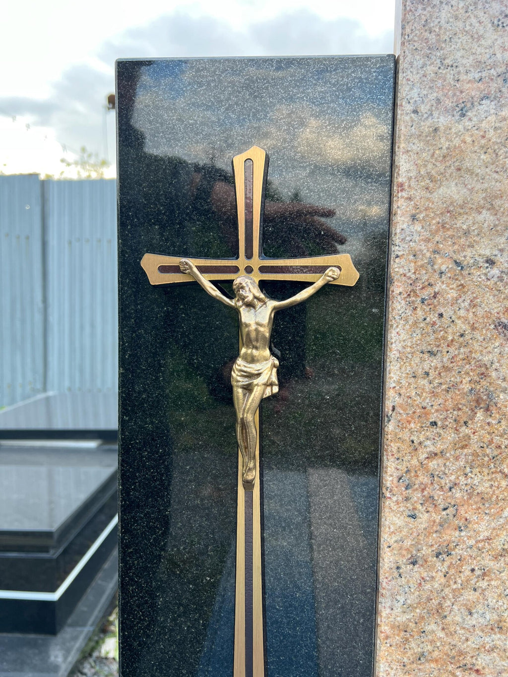 Jesus on the Cross Solid Brass Wall Crucifix