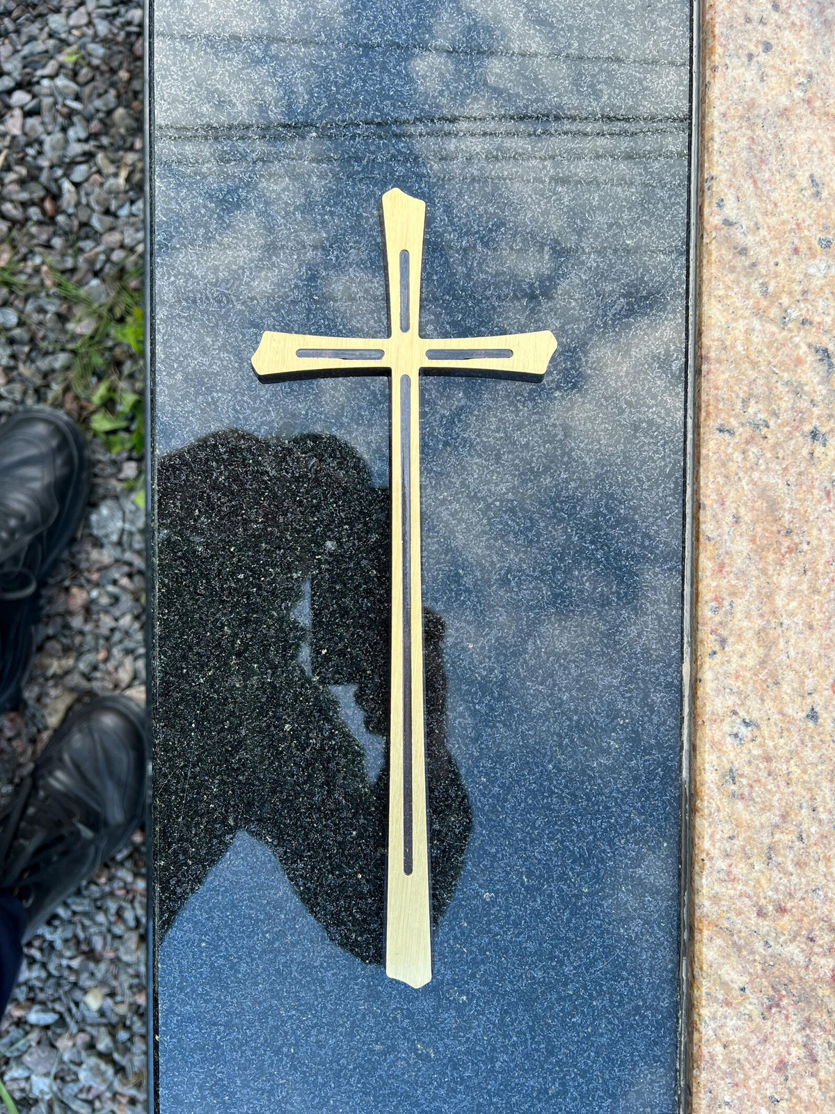 Jesus on the Cross Solid Brass Wall Crucifix