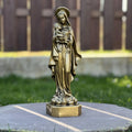 Bronze Virgin Mary with Baby Jesus
