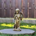Polystone’owa figura anioła z krzyżem