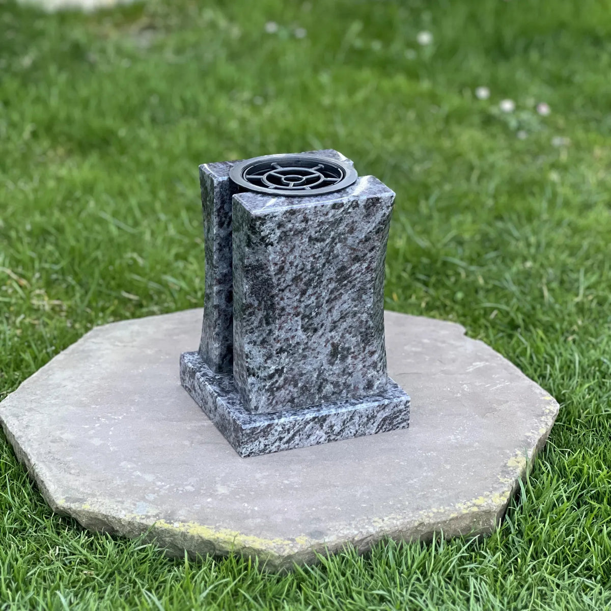 Personalized Headstone Granite Vase for Flowers
